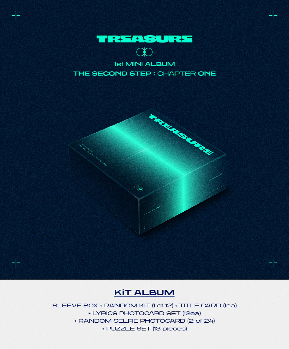 [KIHNO KIT] TREASURE - THE SECOND STEP : CHAPTER ONE (1st Mini Album) KIHNO KIT+Extra Photocards Set - Image 2