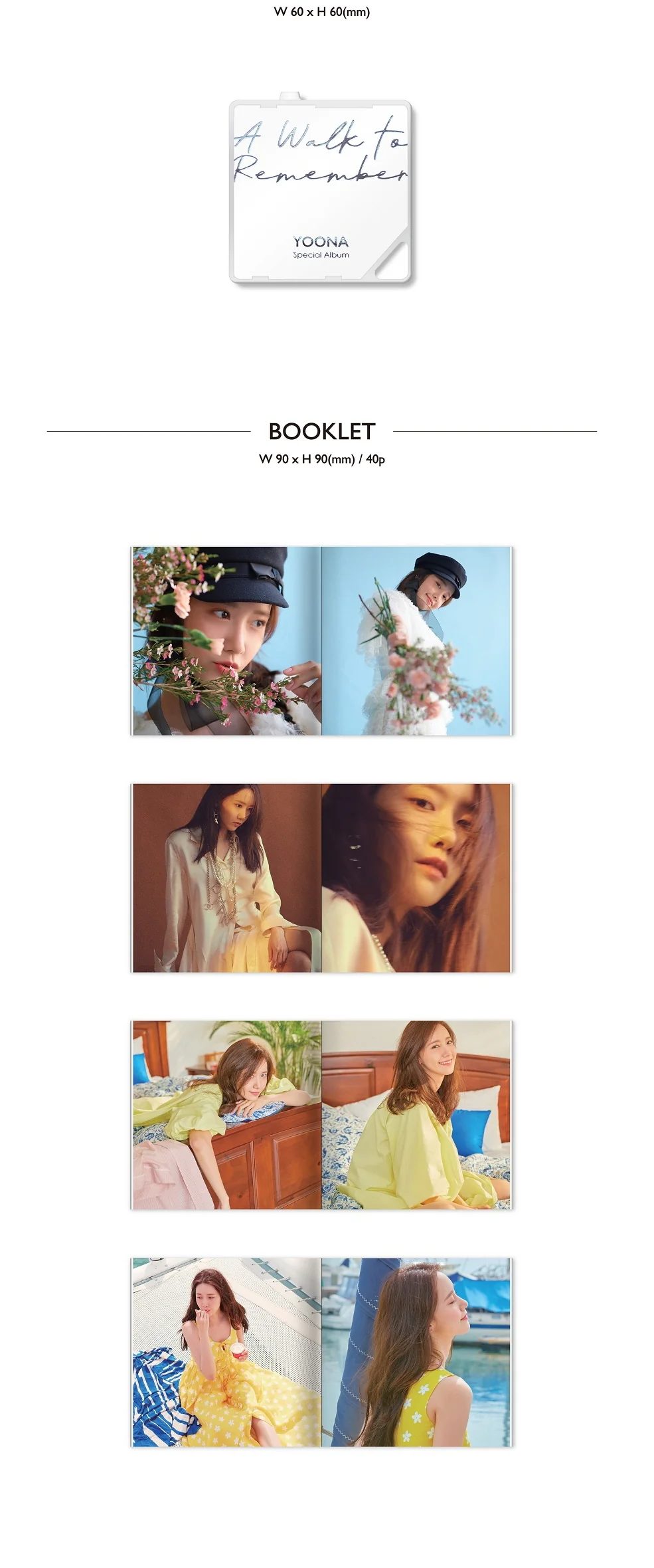 [KIHNO KIT] YOONA SNSD - A WALK TO REMEMBER (Special Album) - Image 3