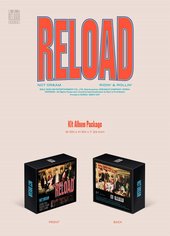 [KIHNO] NCT DREAM - RELOAD KIT+Folding Photo+Photocard+Free Gift - Image 2