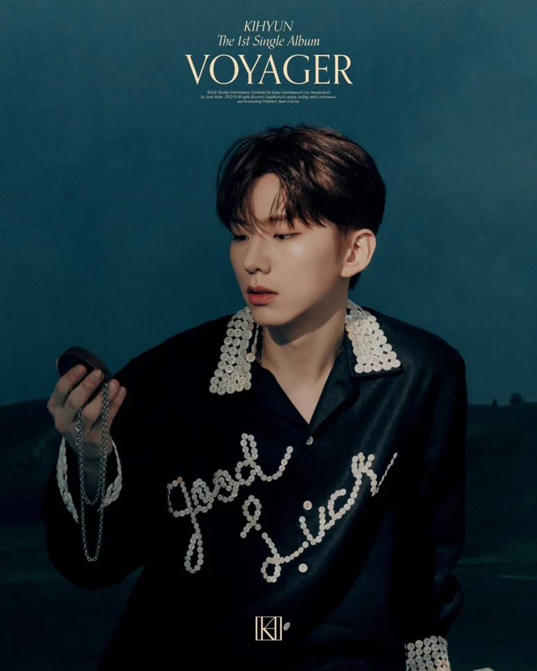 KIHYUN MONSTA X - VOYAGER (1st Single) AlbumExtra Photocards Set (Random ver.) - Image 6