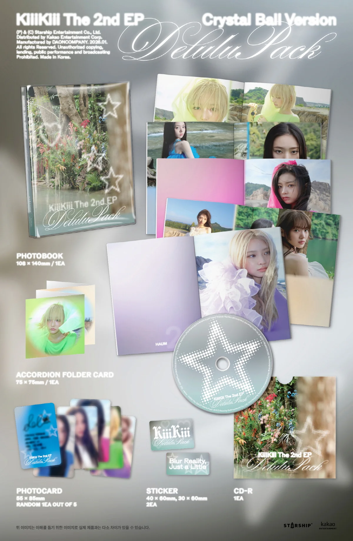 KiiiKiii - Delulu Pack 2nd EP Album (3 ver. SET) - Image 3