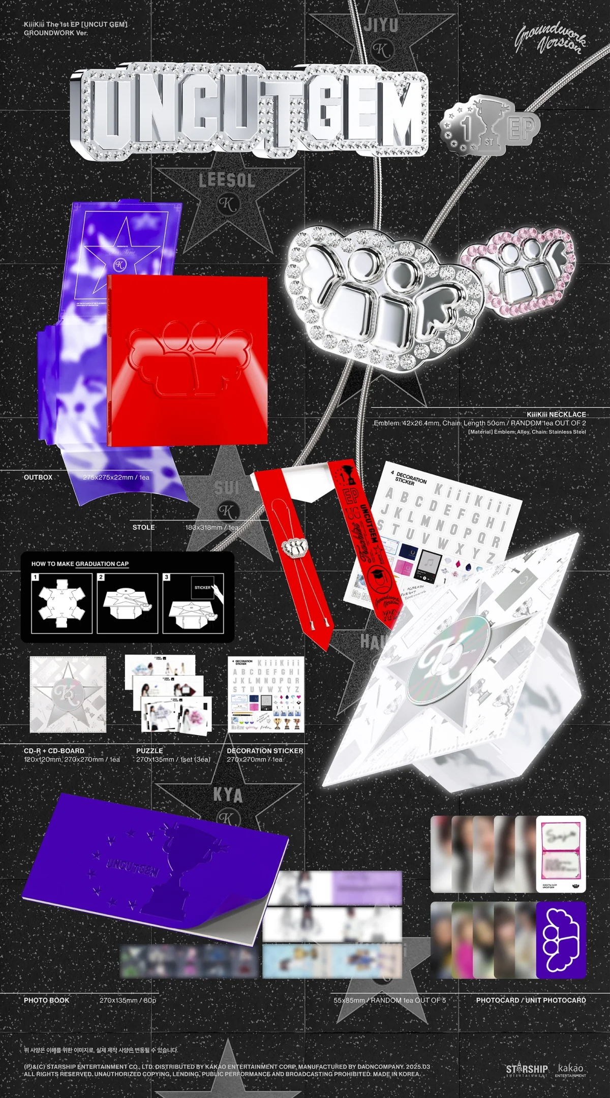 KiiiKiii - UNCUT GEM [GROUNDWORK ver.] Limited Edition Album - Image 2