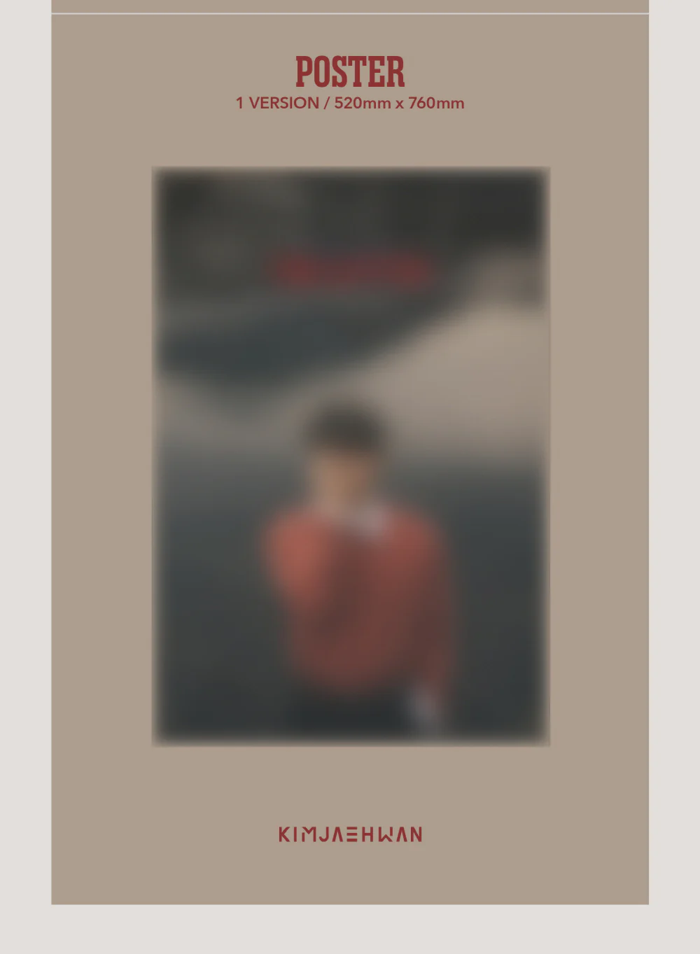 KIM JAE HWAN - THE LETTER (4th Mini Album) Album+Folded Poster - Image 7