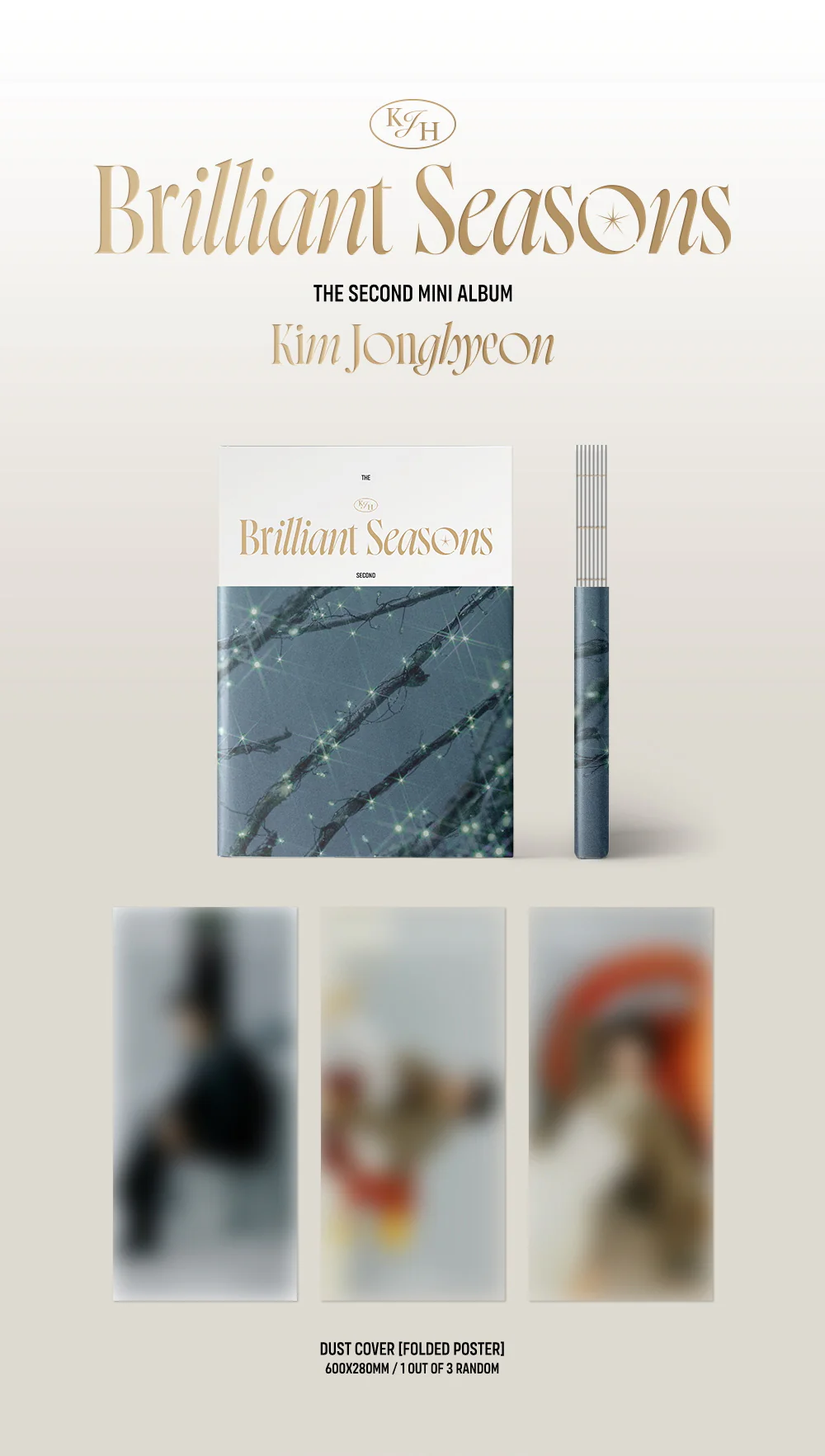 KIM JONG HYEON - 2nd Mini Album Brilliant Seasons CD - Image 2