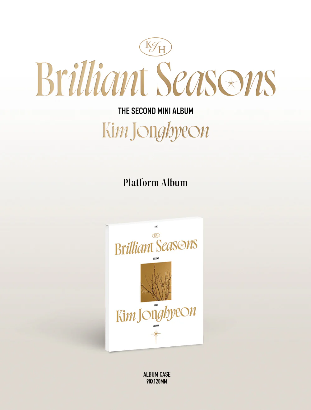 KIM JONG HYEON - 2nd Mini Album Brilliant Seasons Platform Album - Image 2