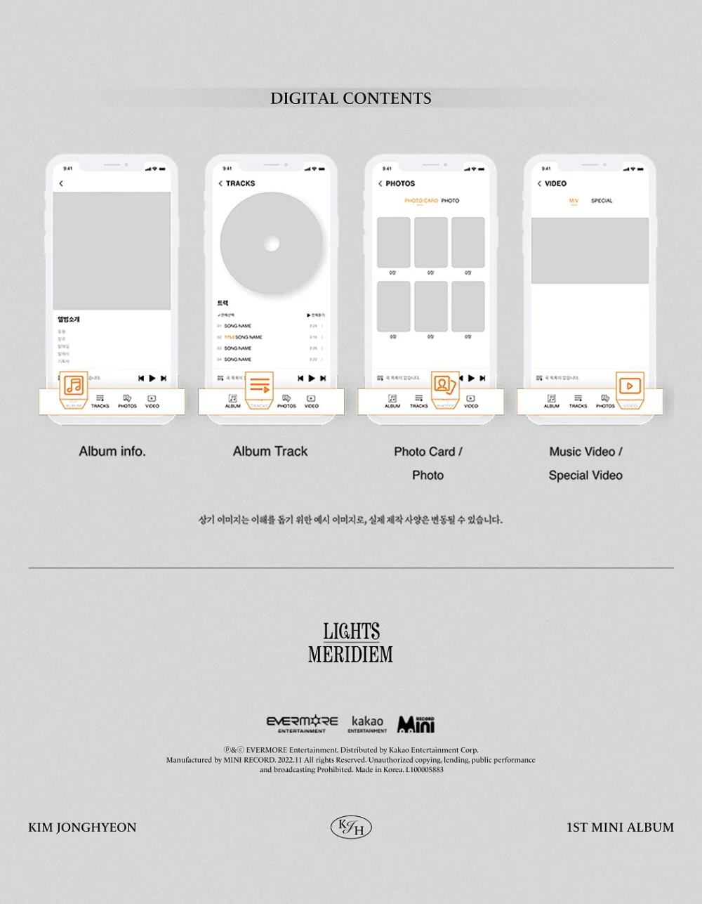 KIM JONG HYEON - MERIDIEM [Platform ver.] - Image 5