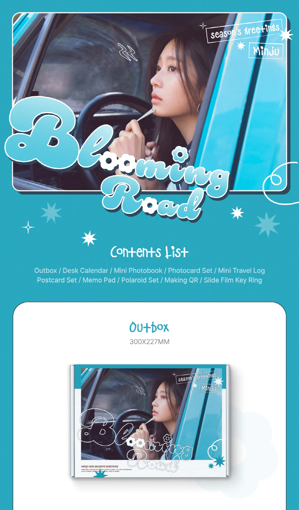 KIM MIN JU 2025 SEASON'S GREETINGS [Blooming Road] - Image 2