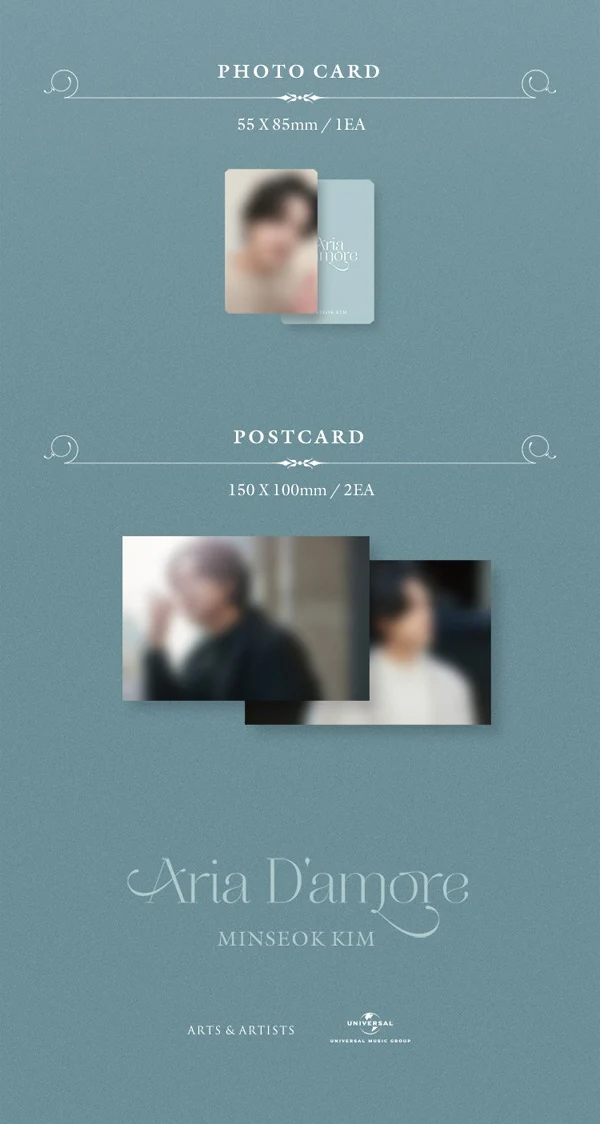 KIM MIN SEOK - Vol.1 Aria D'amore CD - Image 4