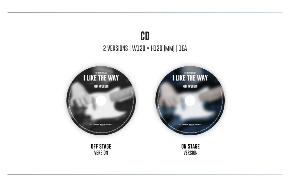 KIM WOO JIN - 3rd Mini Album I Like The Way CD - Image 4