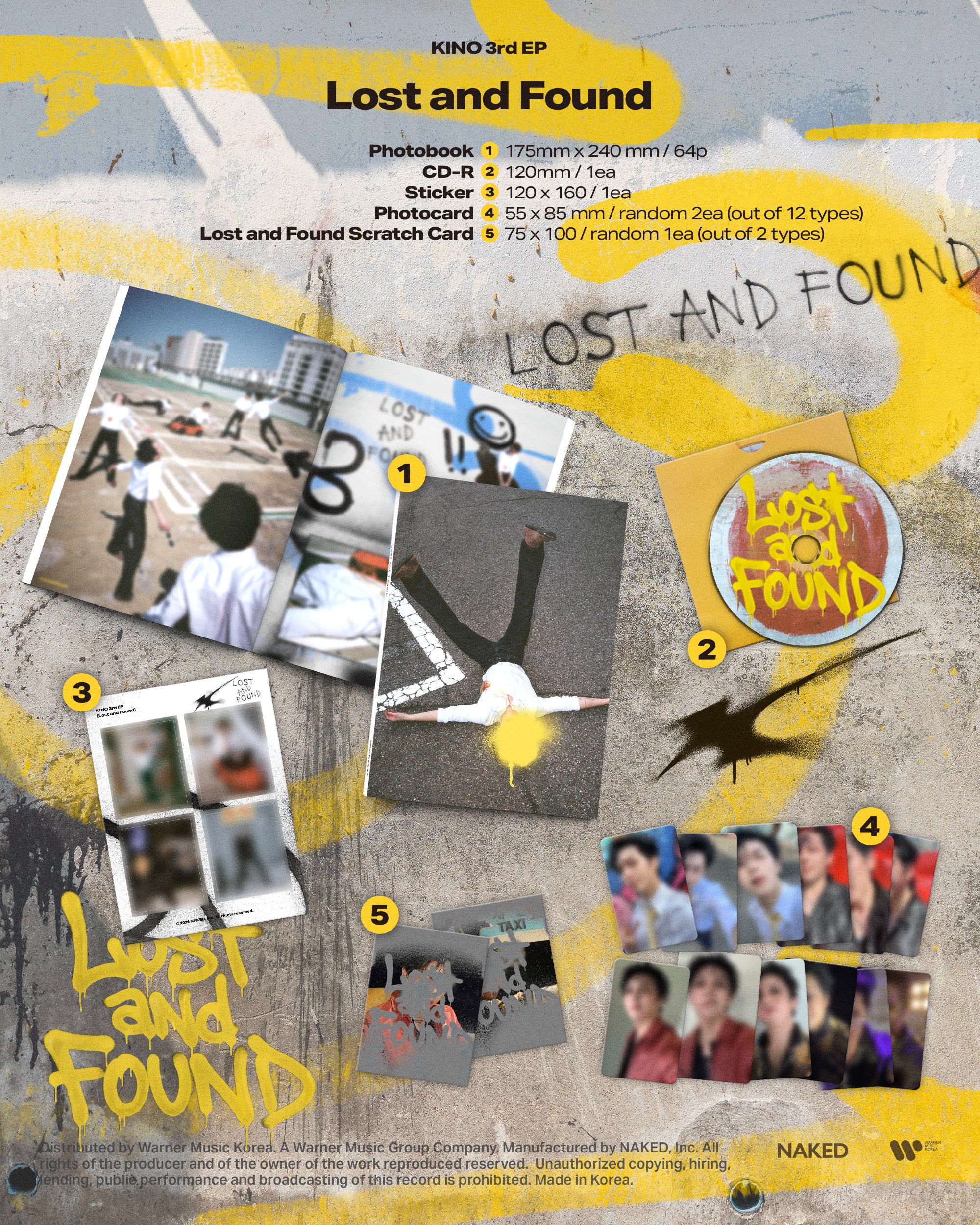 Kino - 3rd EP Lost and Found CD - Image 2