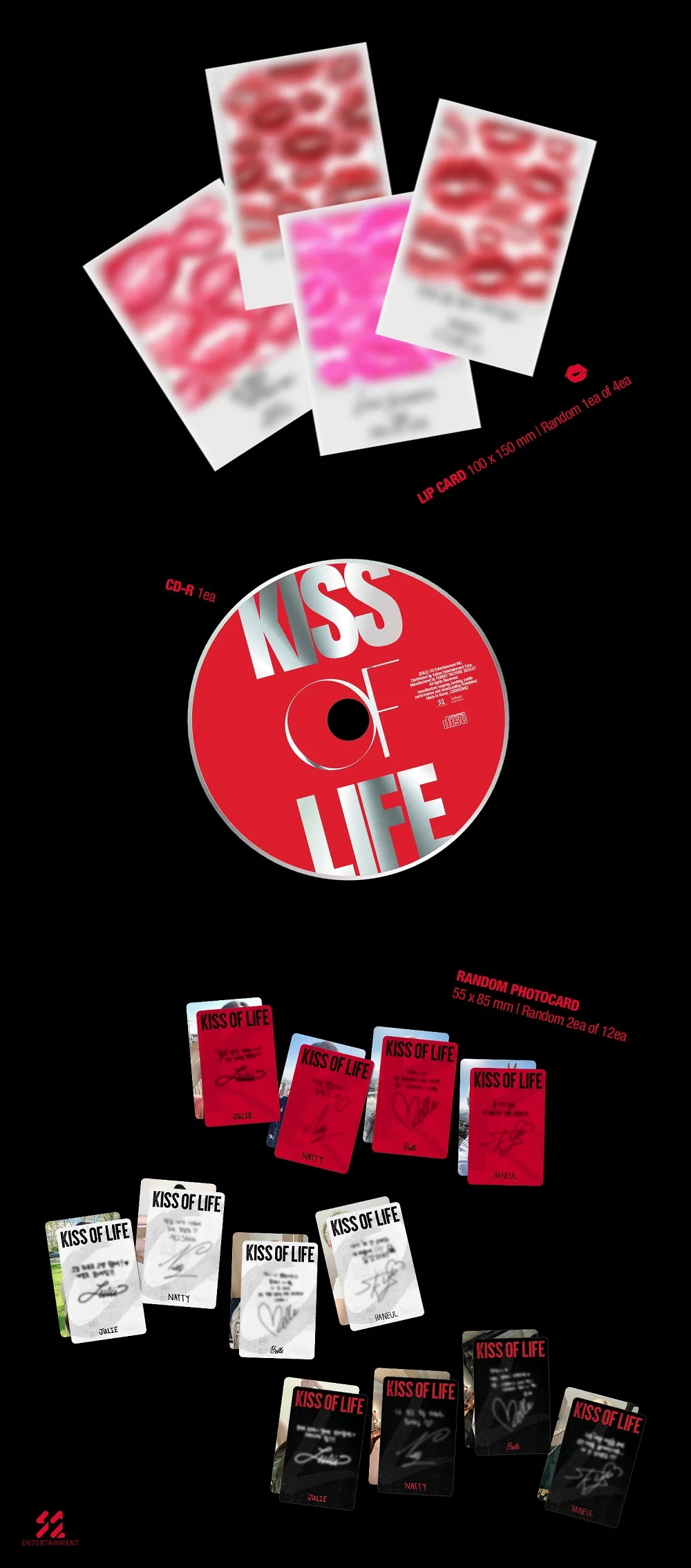 KISS OF LIFE - 1st Mini Album KISS OF LIFE CD - Image 3