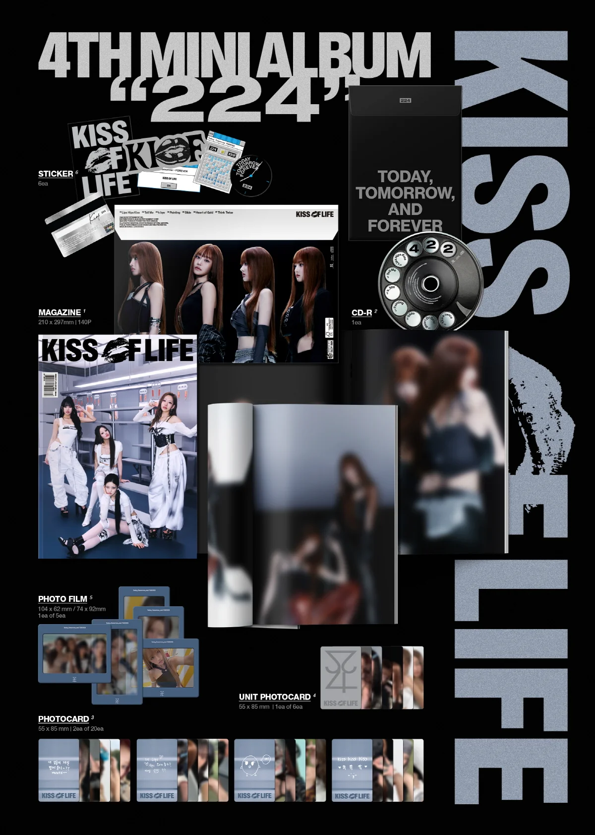 KISS OF LIFE - 224 [Magazine Ver.] 4th Mini Album - Image 2