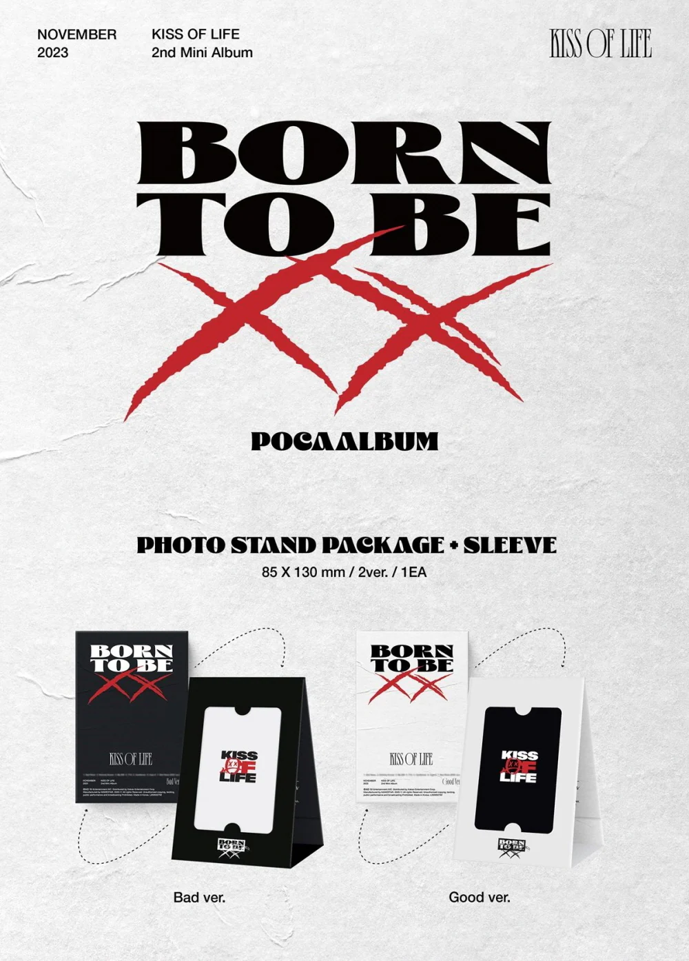 KISS OF LIFE - 2nd Mini Album Born to be XX [POCA] - Image 2