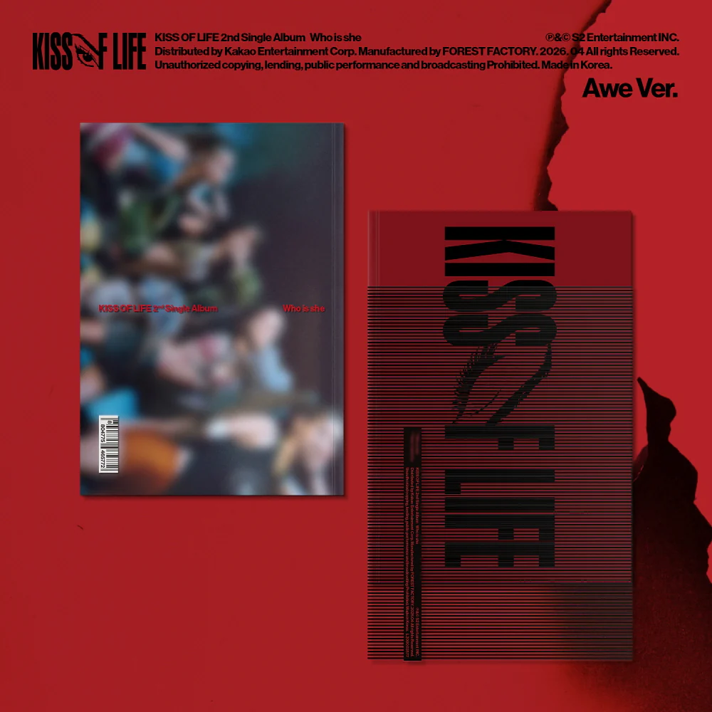 KISS OF LIFE - 2nd Single Album Who is she [Awe Ver.]
