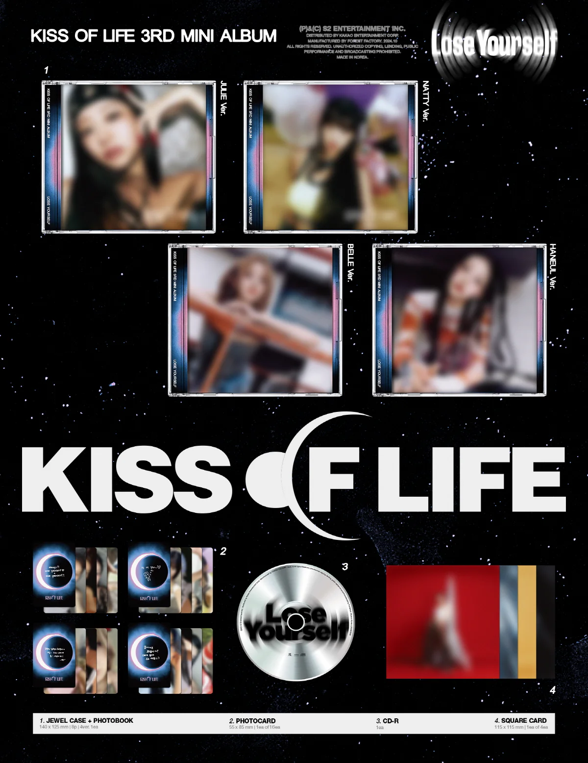 KISS OF LIFE - Lose Yourself [Jewel Ver.] 3rd Mini Album - Image 2