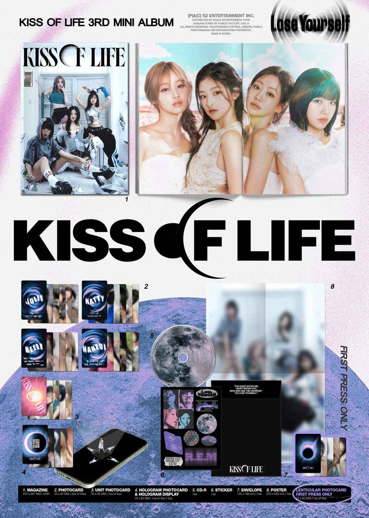 KISS OF LIFE - Lose Yourself [Magazine Ver.] 3rd Mini Album - Image 2