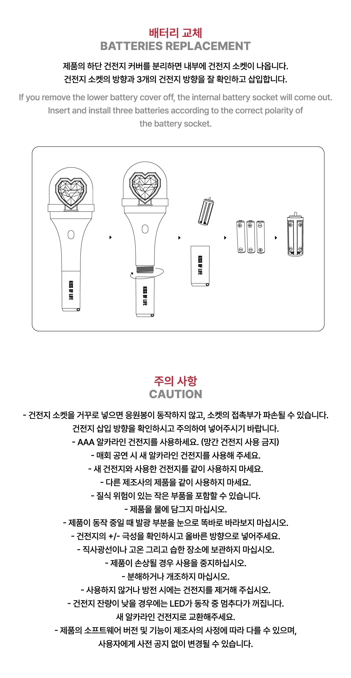 KISS OF LIFE - Official Light Stick - Image 5