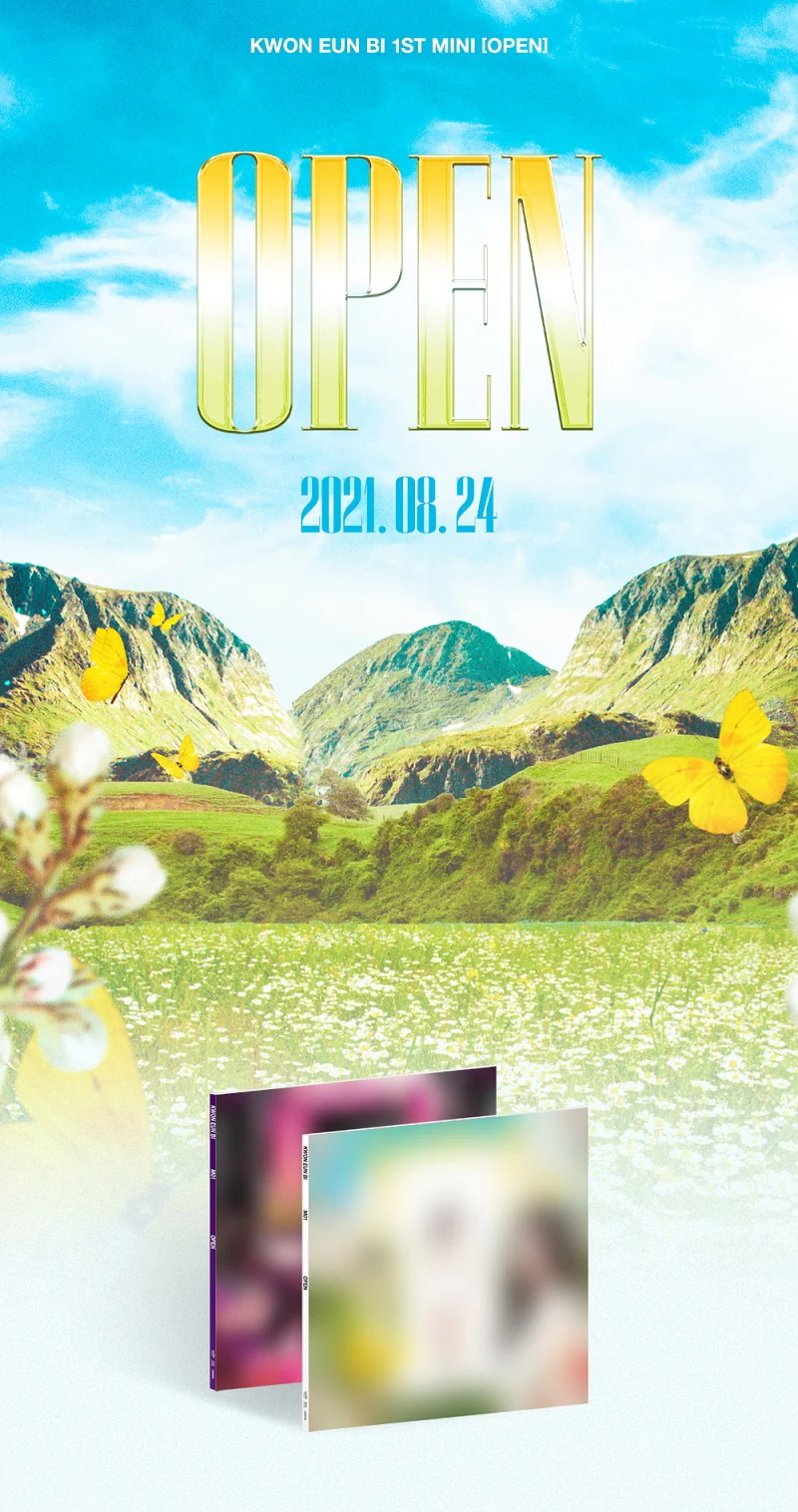 KWON EUN BI - 1st Mini Album Open (Random ver.) CD - Image 2