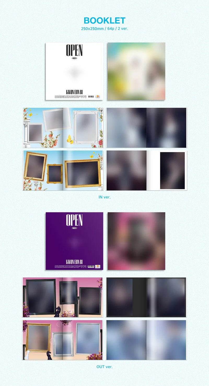 KWON EUN BI - 1st Mini Album Open (Random ver.) CD - Image 3