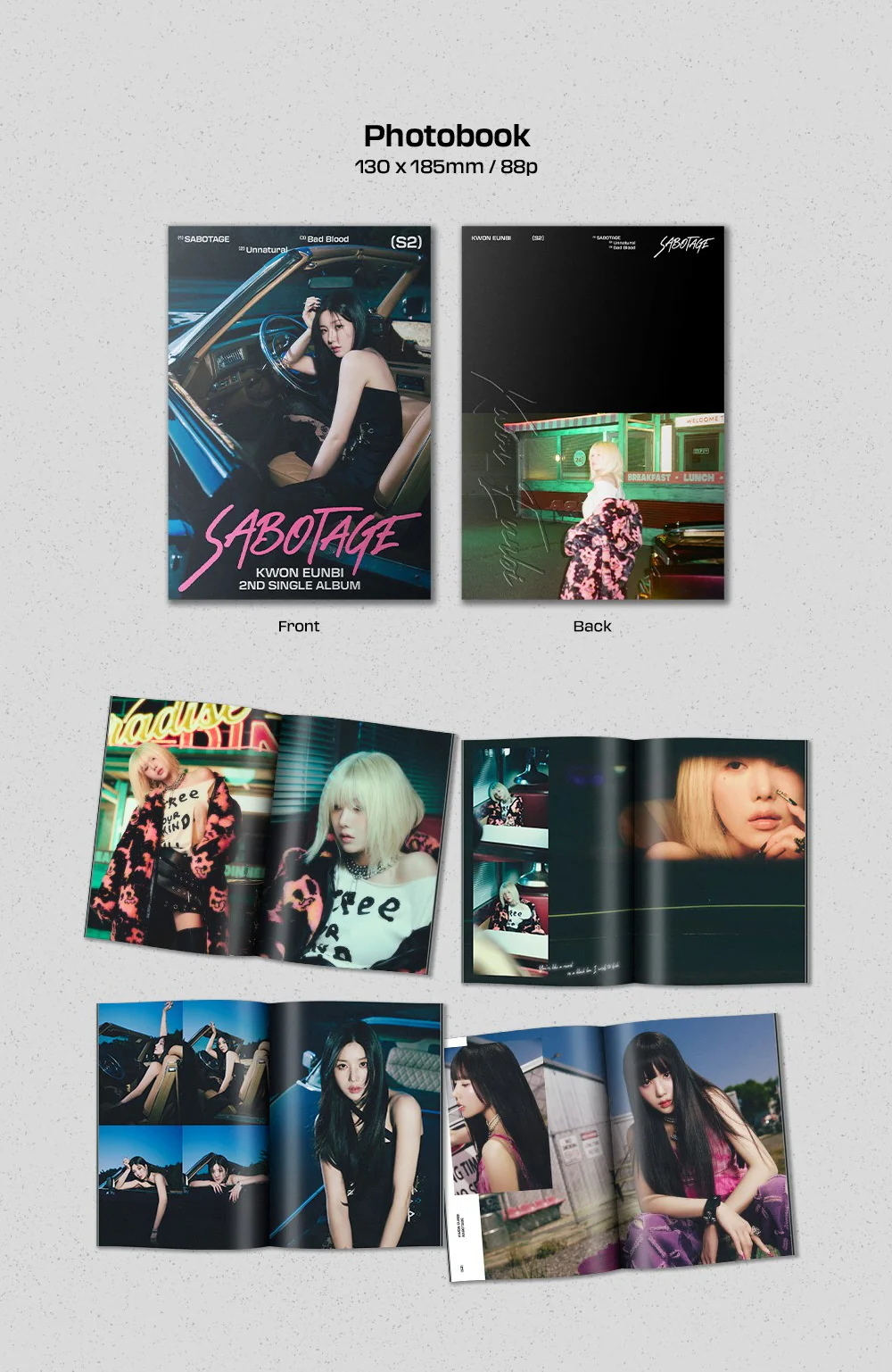 KWON EUN BI - 2nd Single Album SABOTAGE - Image 3