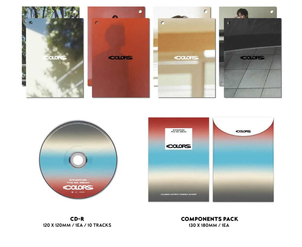 KYUHYUN - COLORS [Color Swatch Book ver.] 1st Album - Image 3