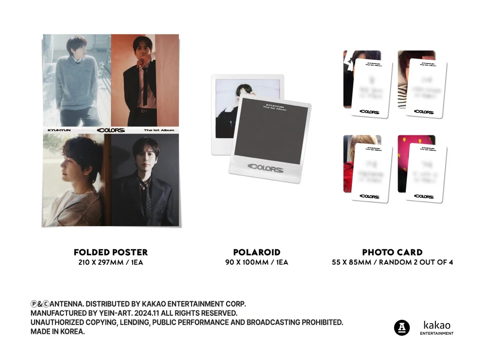 KYUHYUN - COLORS [Color Swatch Book ver.] 1st Album - Image 4