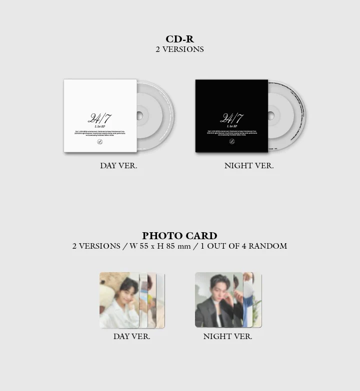 L Infinite KIM MYUNG SOO - 1st EP 24/7 CD - Image 3