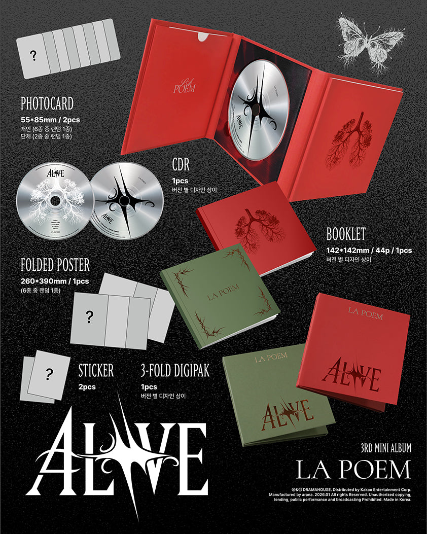 La Poem - 3rd Mini Album Alive CD - Image 3