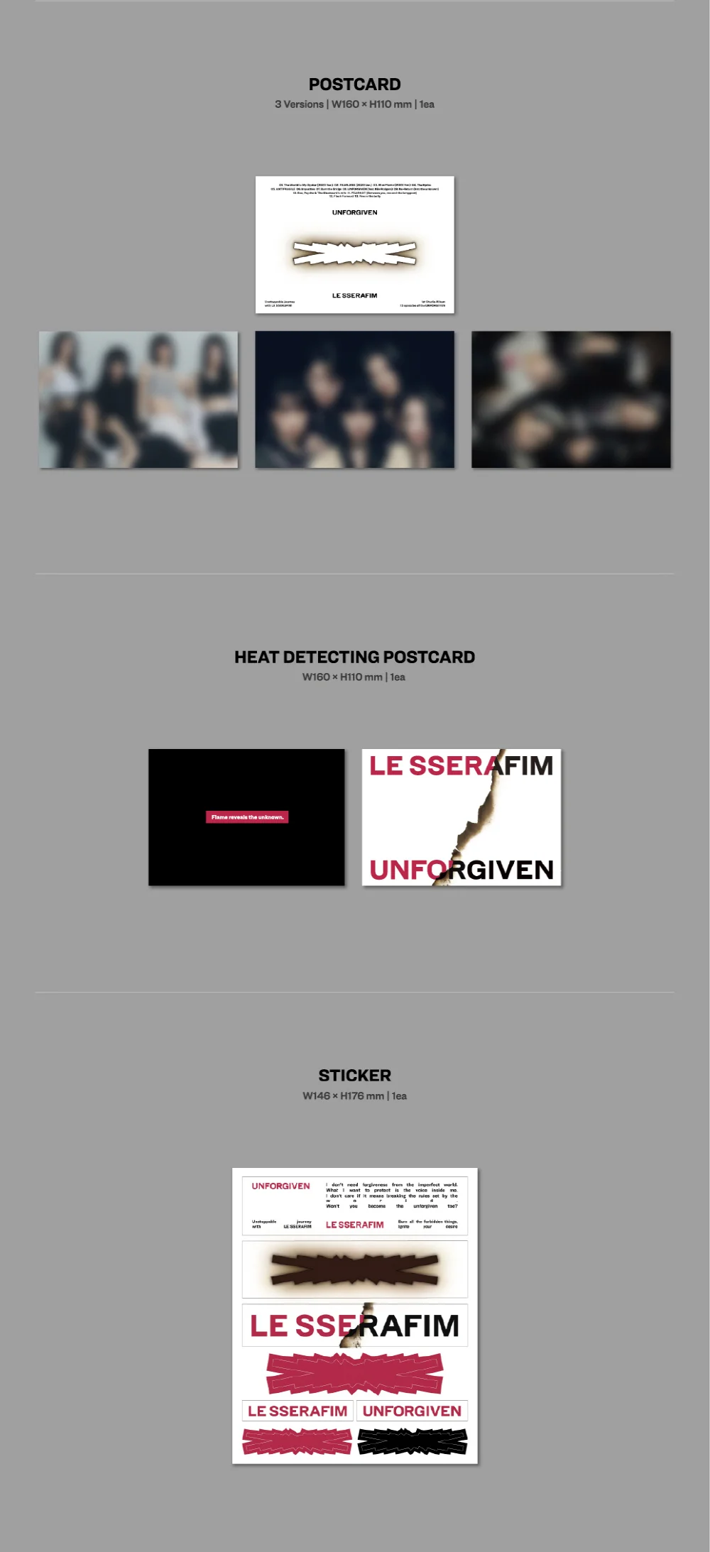 LE SSERAFIM - 1st Studio Album UNFORGIVEN - Image 5
