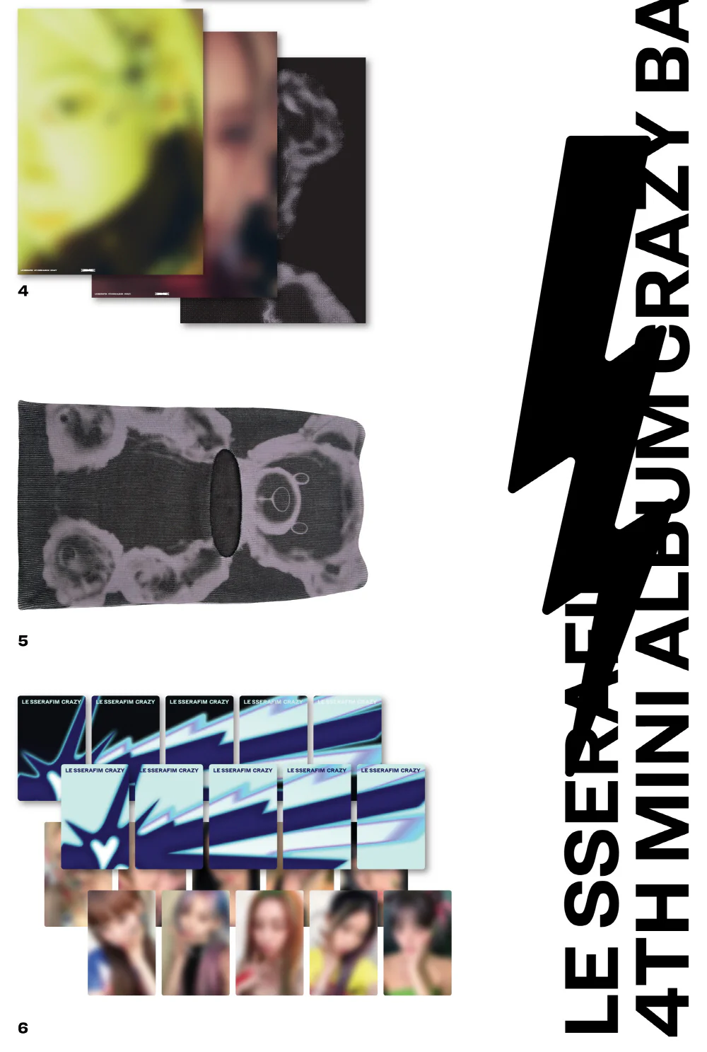 LE SSERAFIM - CRAZY [BALACLAVA ver.] Album - Image 3