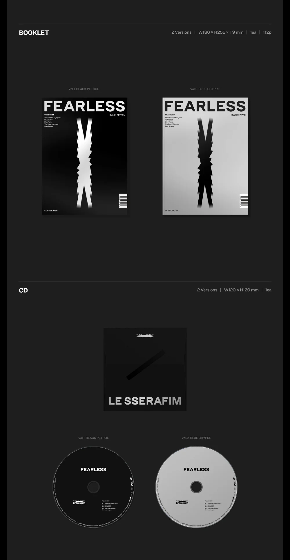 LE SSERAFIM - FEARLESS 1st Mini Album+Free Gift - Image 3