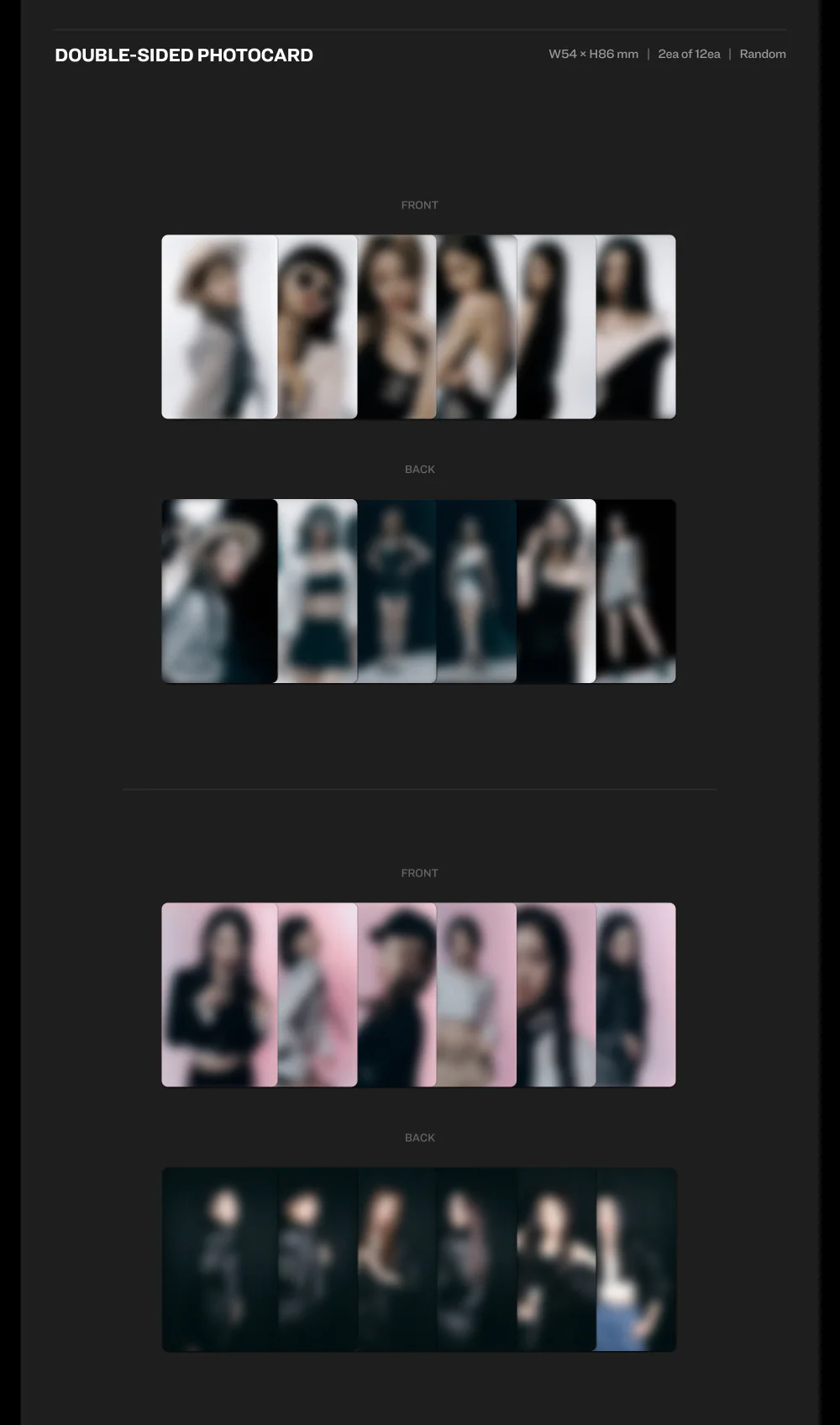 LE SSERAFIM - FEARLESS [Monochrome Bouquet ver.] 1st Mini Album+Extra Photocards Set - Image 4