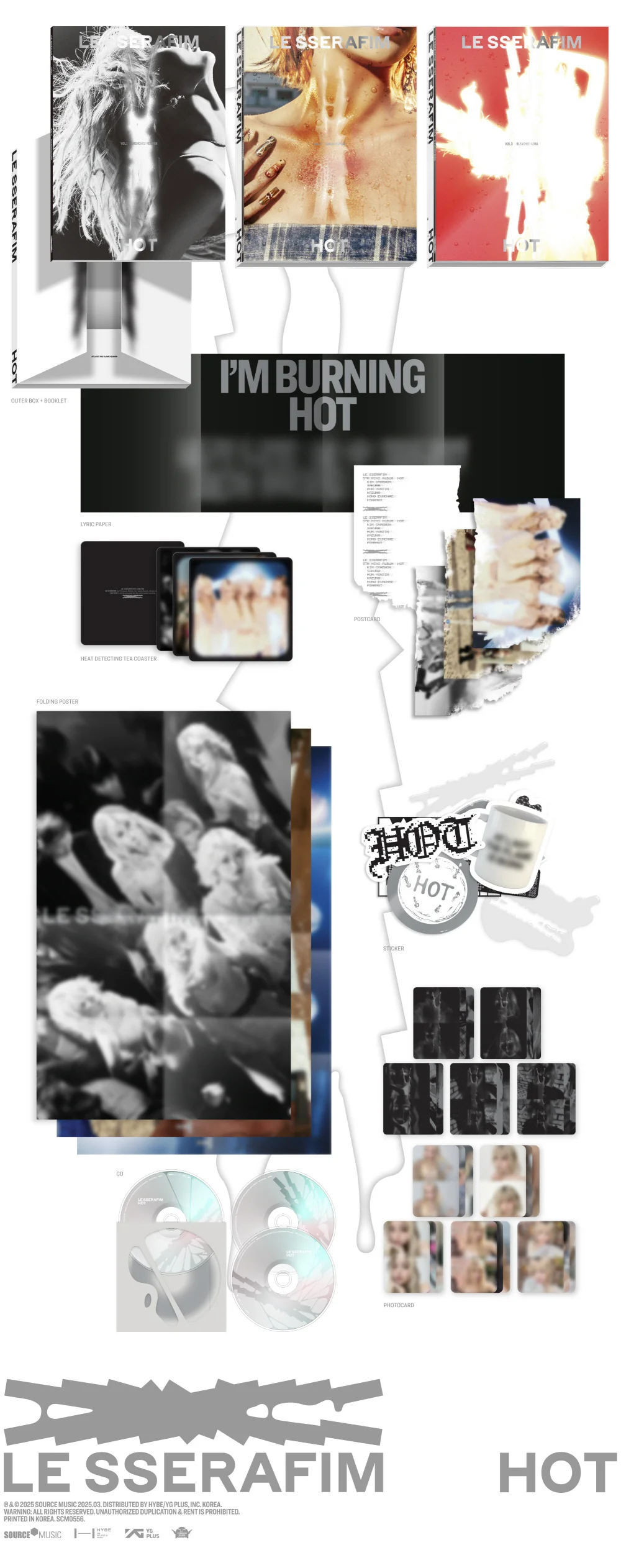 LE SSERAFIM - HOT (5th Mini Album) - Image 3