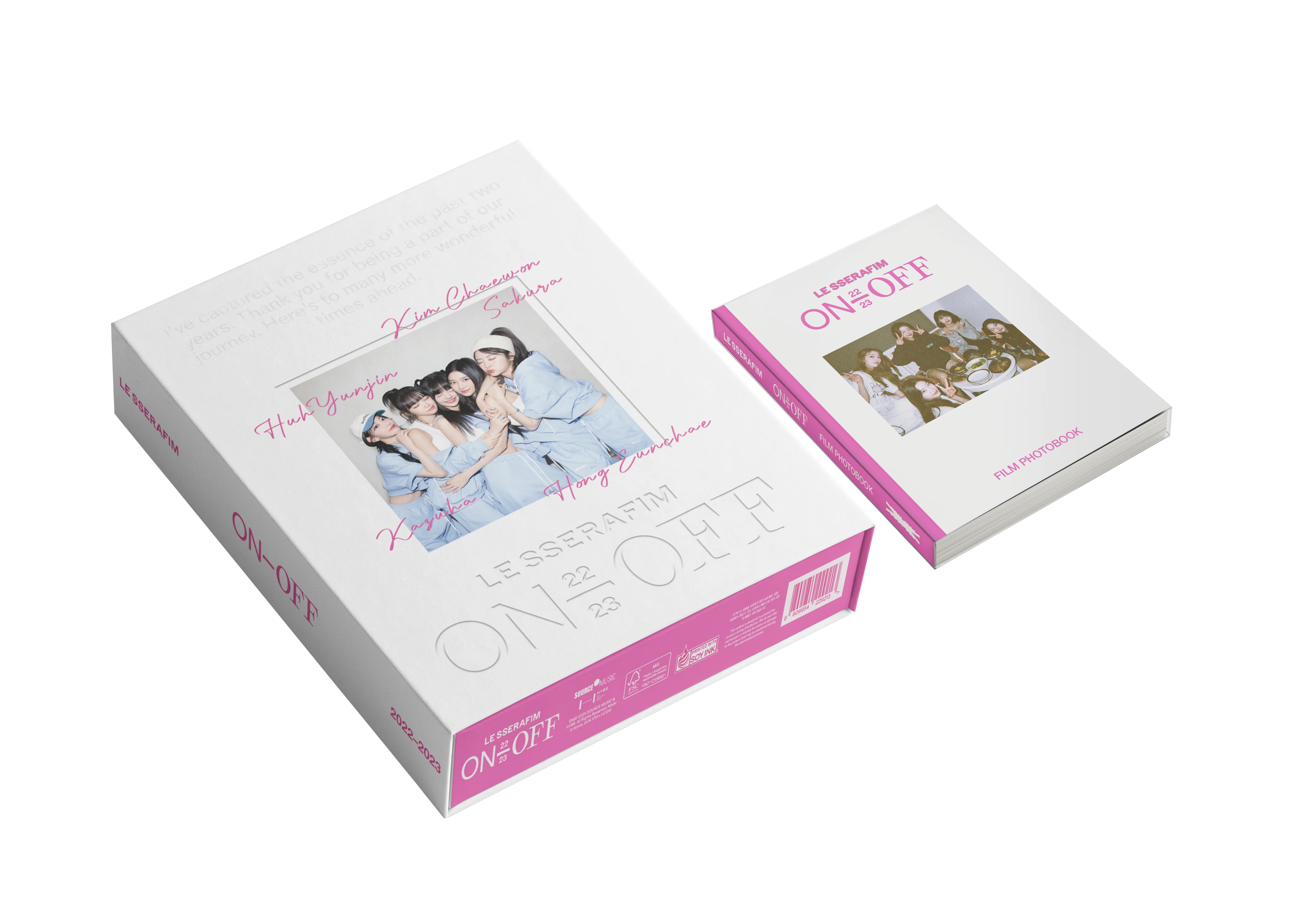 LE SSERAFIM ON-OFF 22-23 PHOTOBOOK SET