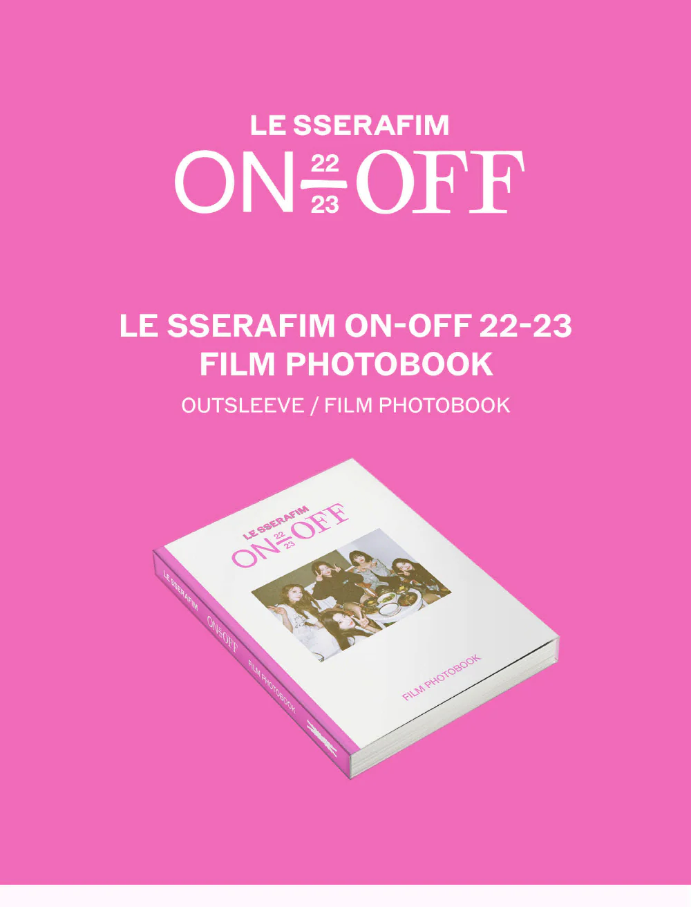 LE SSERAFIM ON-OFF 22-23 FILM PHOTOBOOK - Image 2