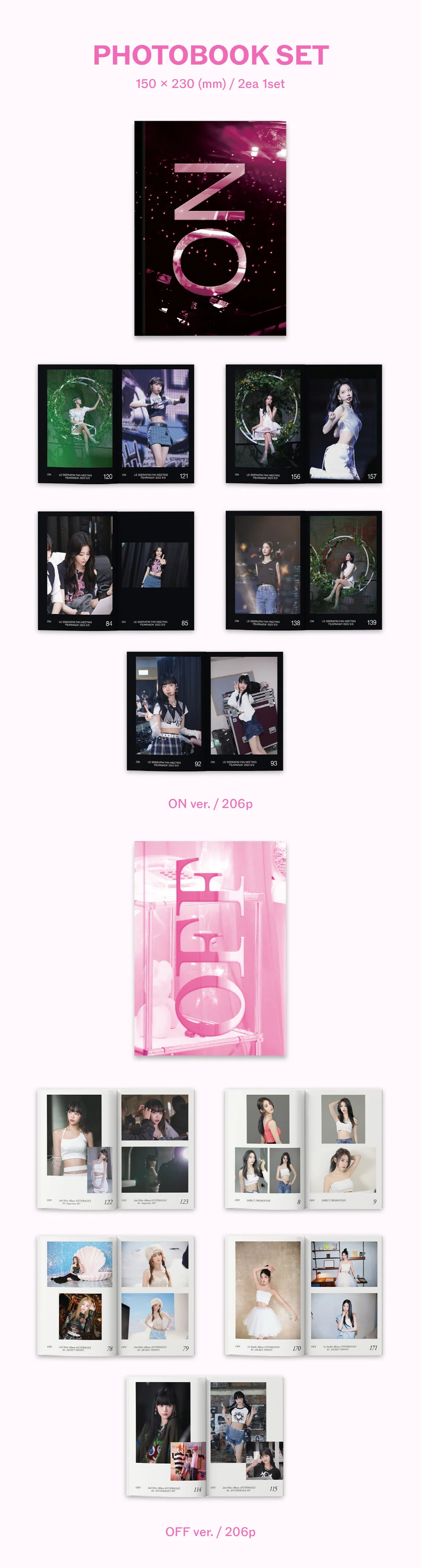 LE SSERAFIM ON-OFF 22-23 PHOTOBOOK - Image 3
