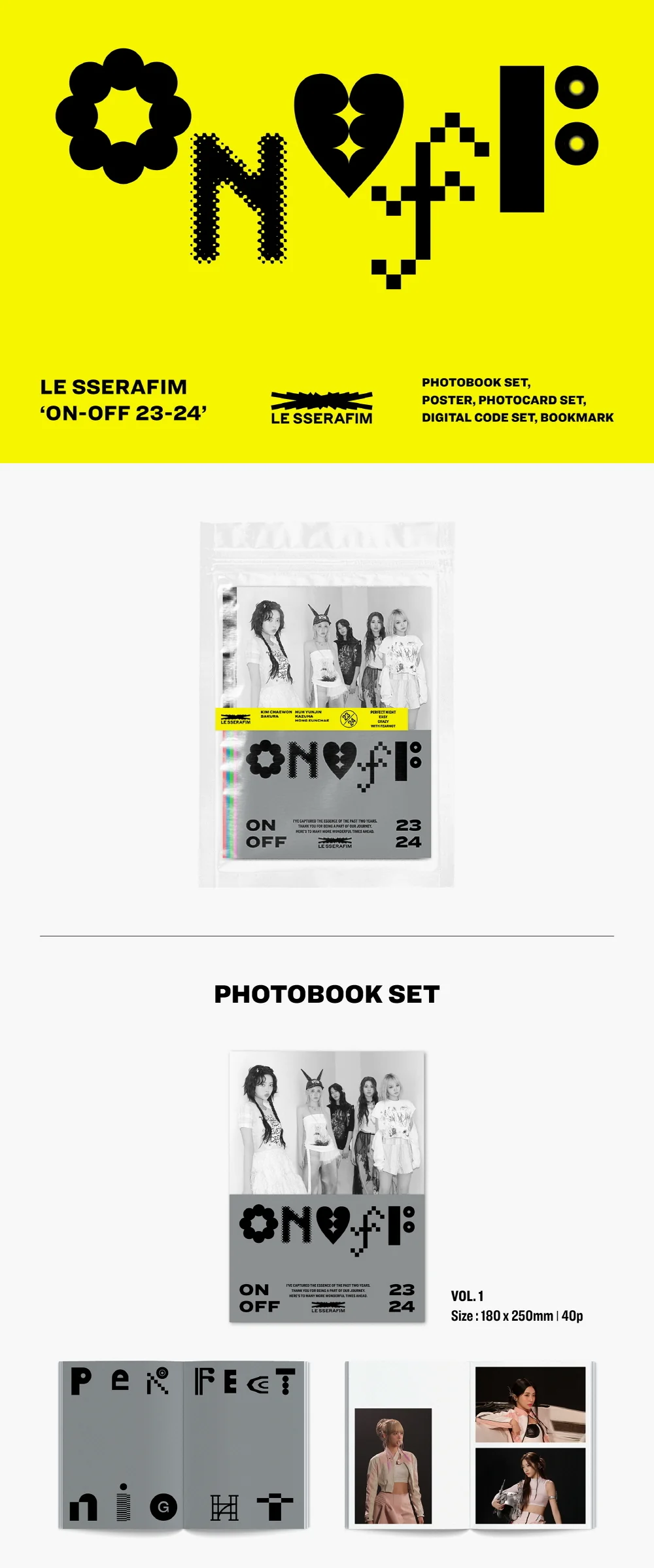 LE SSERAFIM ON-OFF 23-24 Photobook - Image 2
