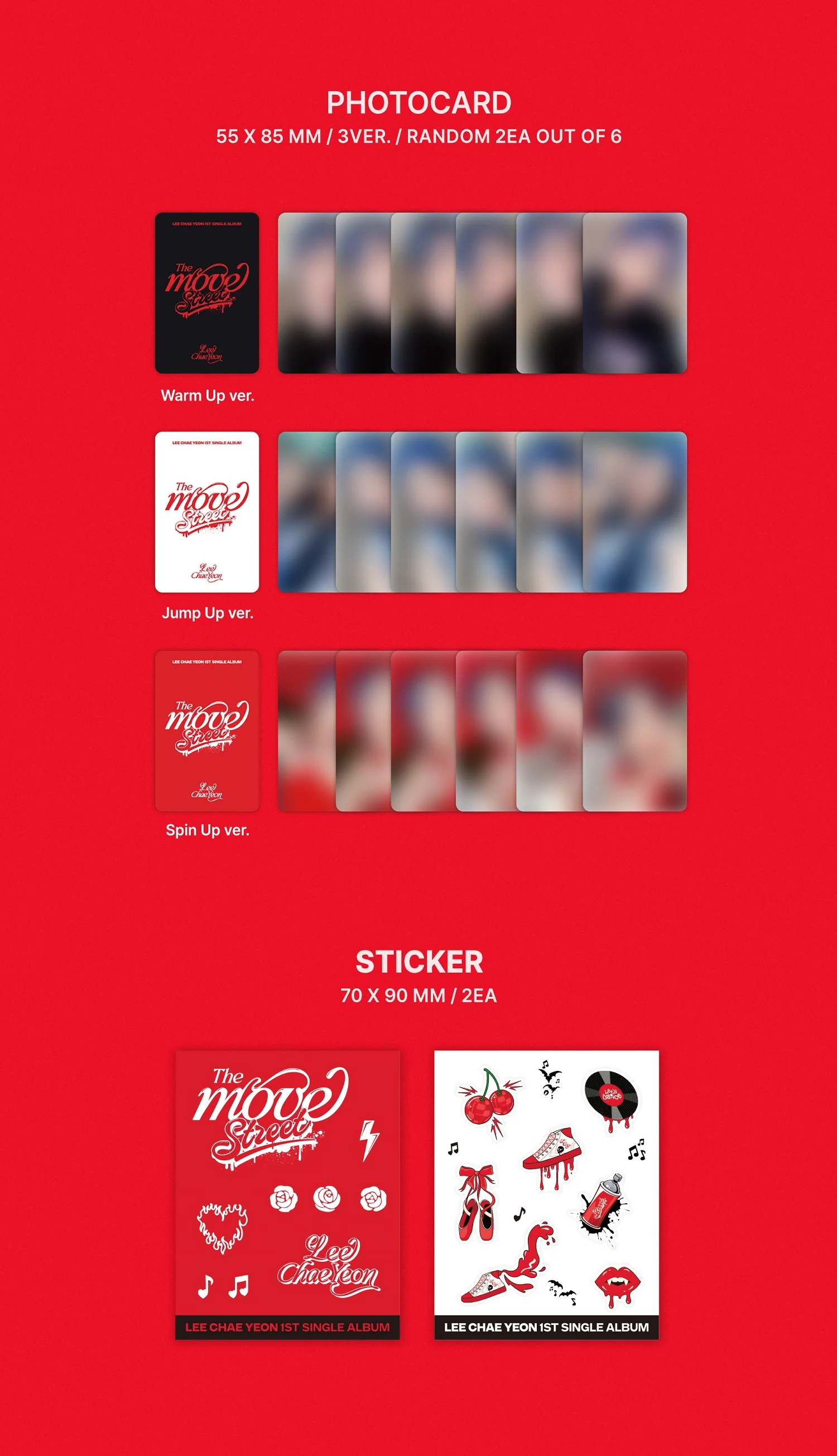 LEE CHAE YEON - 1st Single Album The Move: Street (Poca.ver) - Image 4