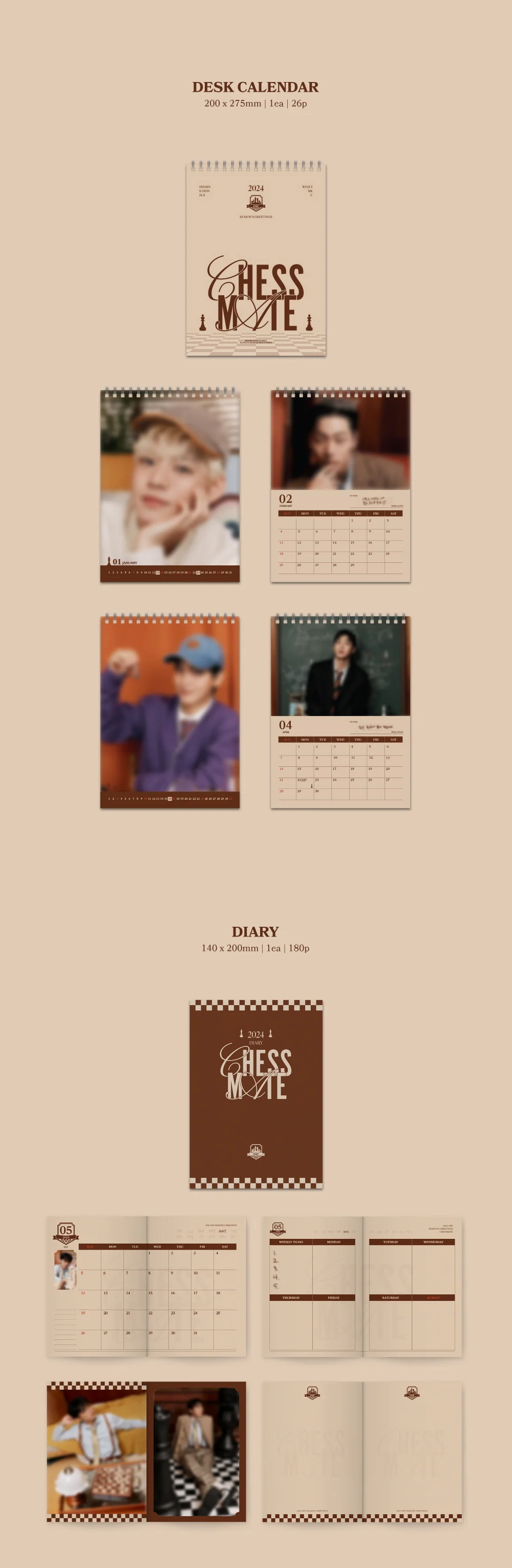 ONF - 2024 SEASON’S GREETINGS [CHESSMATE] - Image 3