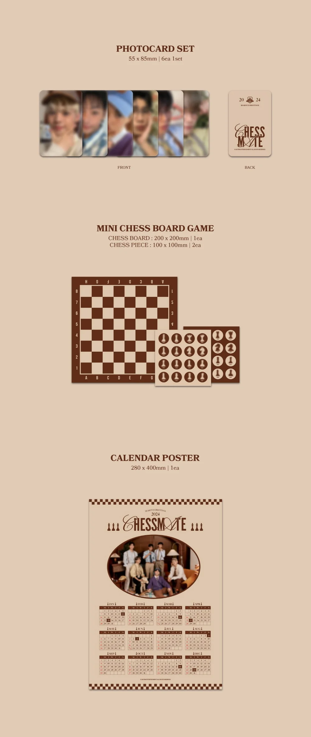 ONF - 2024 SEASON’S GREETINGS [CHESSMATE] - Image 4