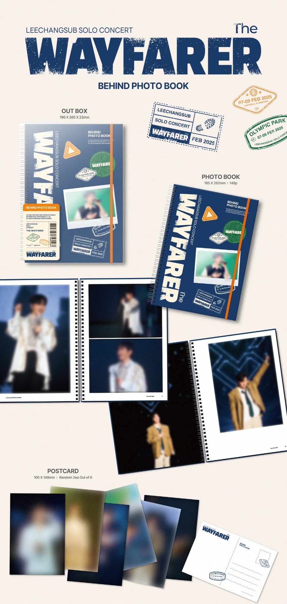 LEE CHANGSUB 2025 SOLO CONCERT [The Wayfarer] ENCORE BEHIND PHOTO BOOK - Image 2