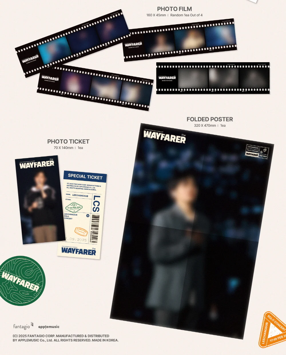 LEE CHANGSUB 2025 SOLO CONCERT [The Wayfarer] ENCORE BEHIND PHOTO BOOK - Image 3