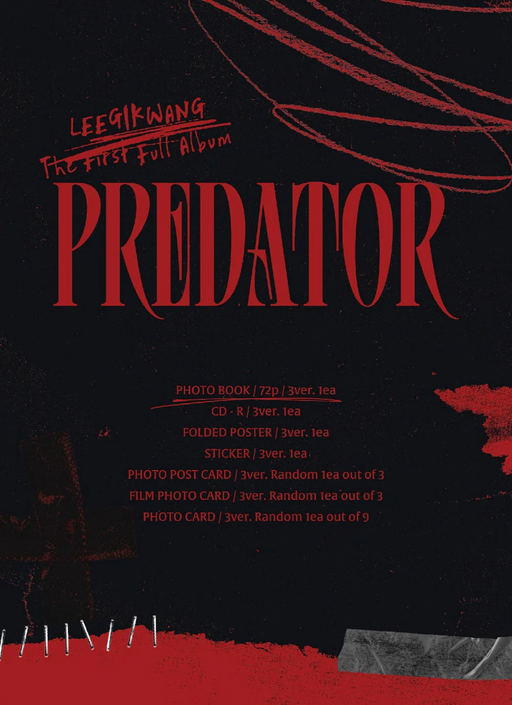 LEE GI KWANG [Highlight] - Vol.1 Predator CD - Image 2