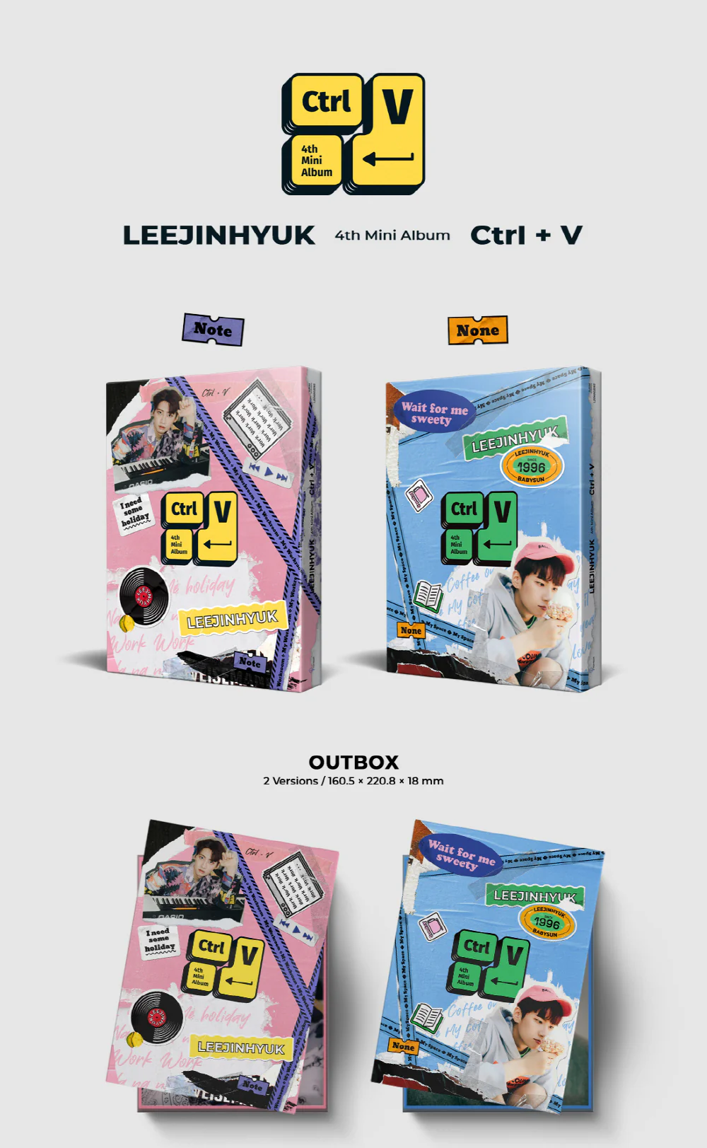 LEE JIN HYUK - Ctrl+V (4th Mini Album) Album - Image 4