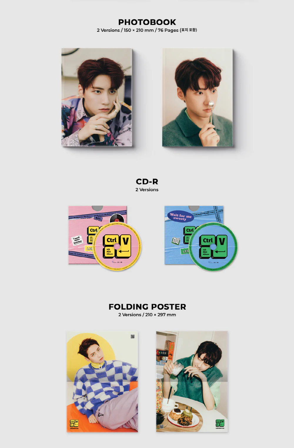 LEE JIN HYUK - Ctrl+V (4th Mini Album) Album - Image 5