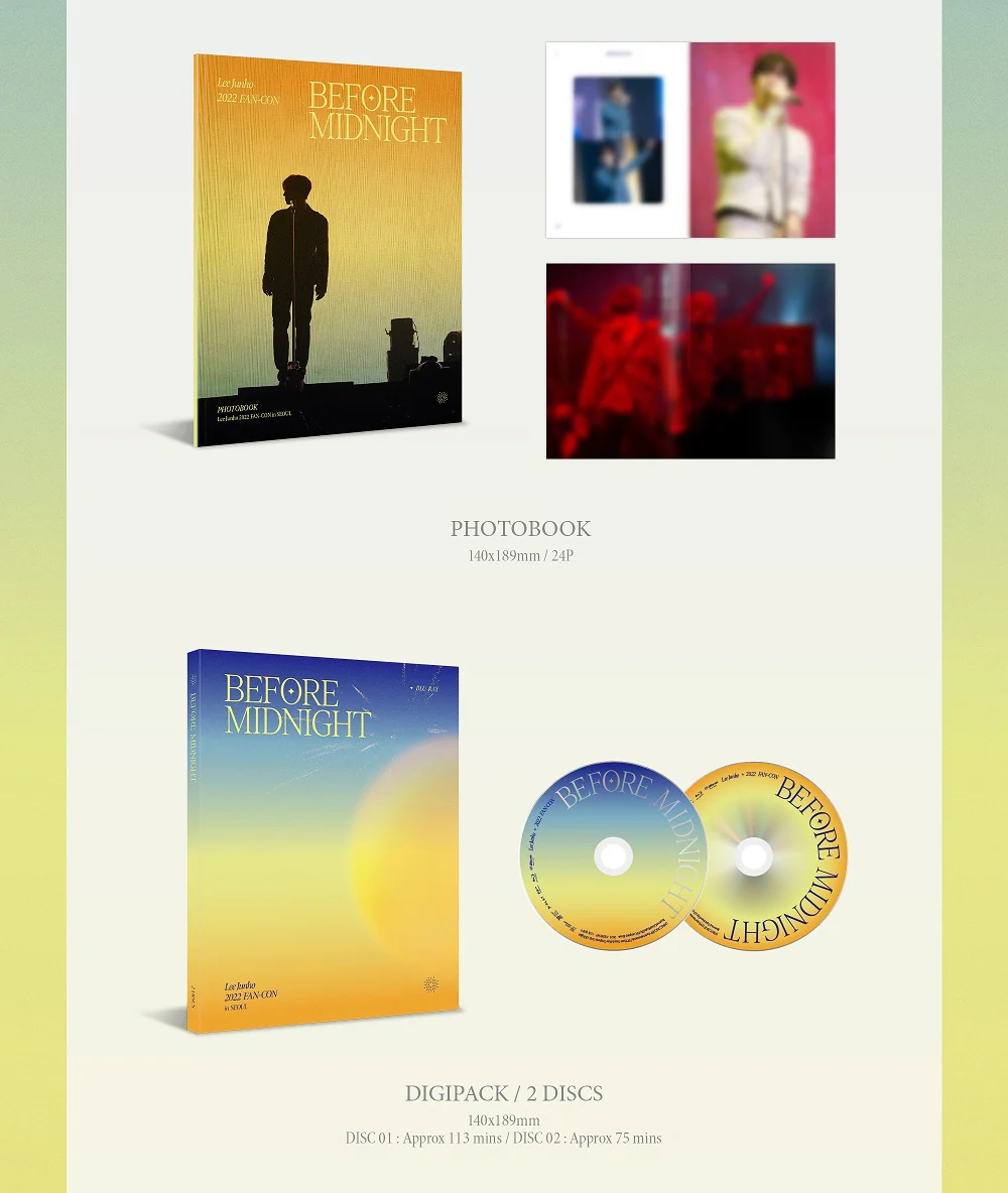 LEE JUN HO 2PM - 2022 FAN-CON Before Midnight Blu-ray - Image 3