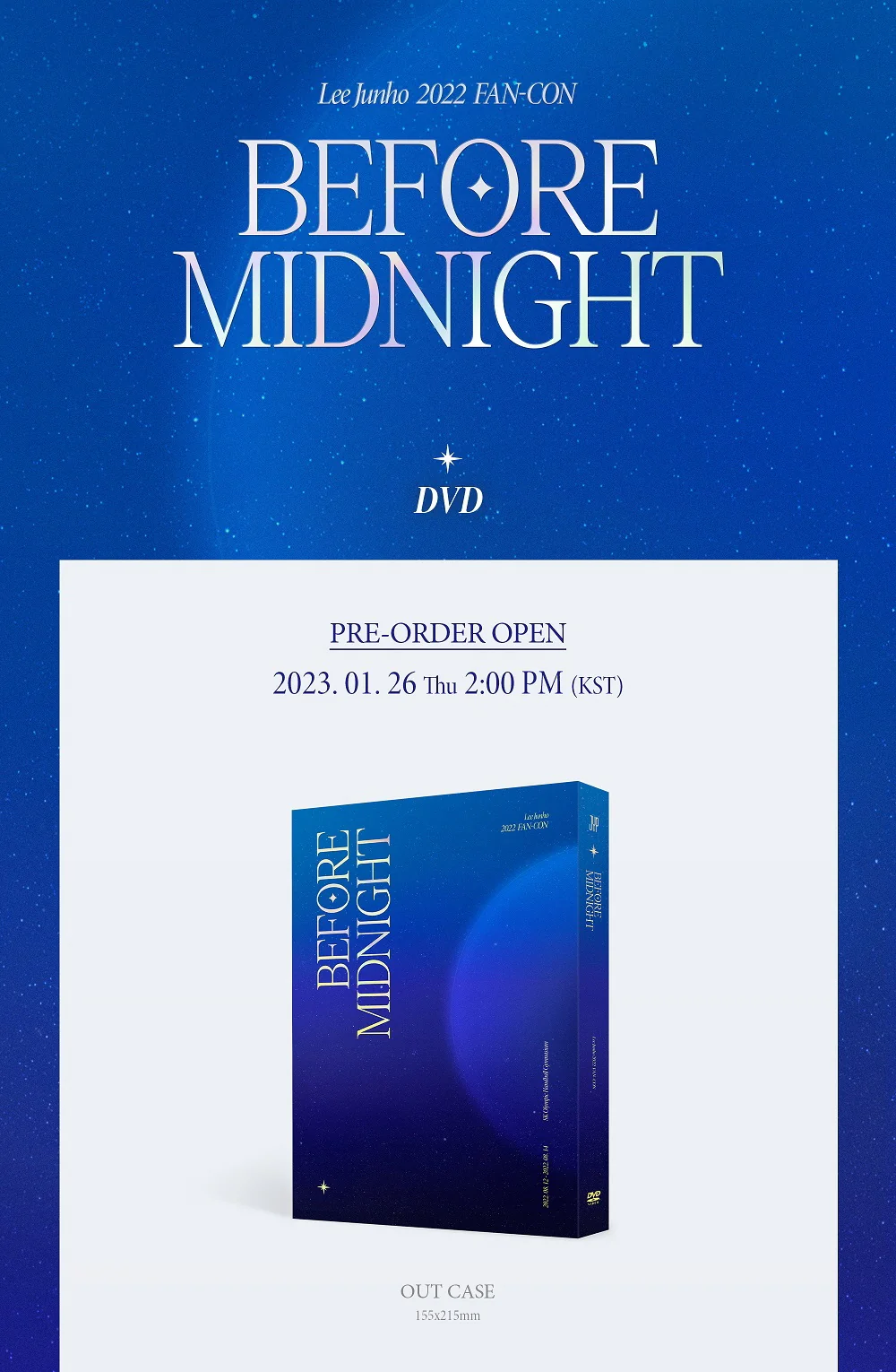 LEE JUN HO 2PM - 2022 FAN-CON Before Midnight DVD - Image 2