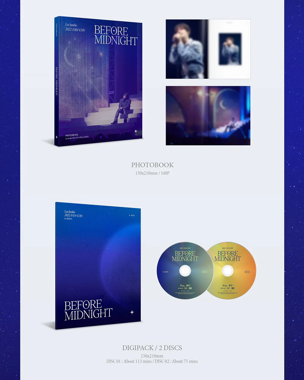 LEE JUN HO 2PM - 2022 FAN-CON Before Midnight DVD - Image 3