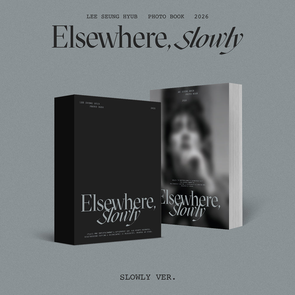 LEE SEUNG HYUB 3rd PHOTO BOOK [Elsewhere, Slowly] Slowly ver.