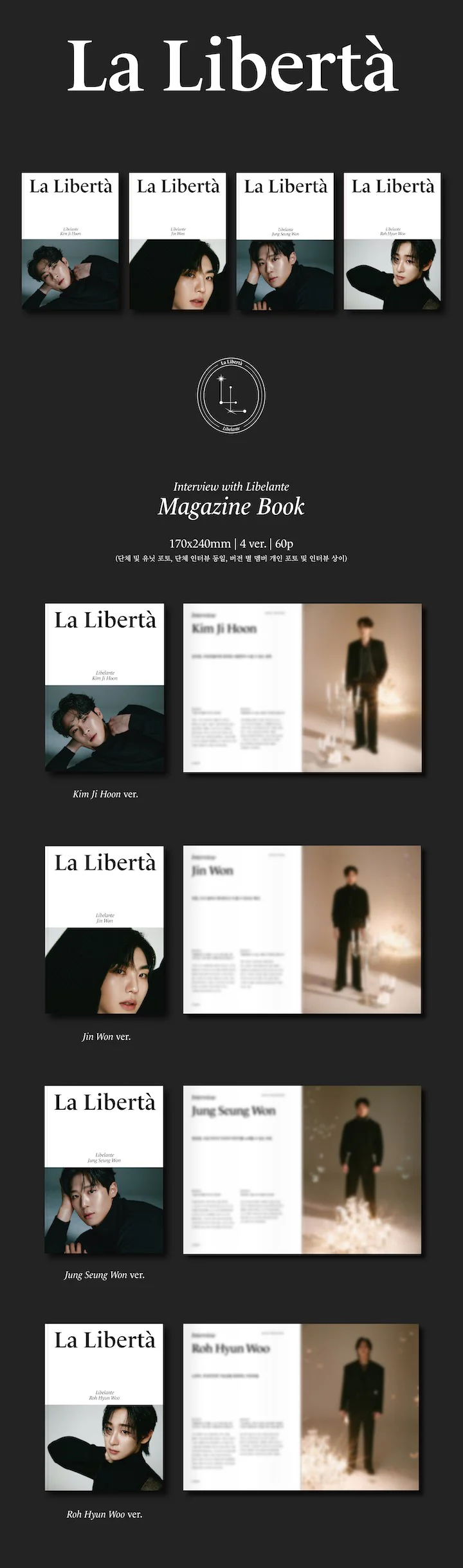 LIBELANTE - 1st Mini Album La Liberta CD - Image 2
